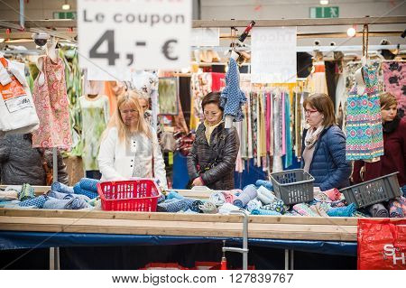 People Choosing Fabric