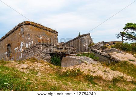 Abandoned Remains Of Northern Forts Of Ussr