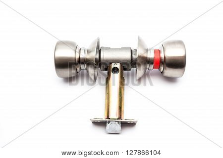 an tubular lock to install it in an wooden door