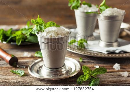 Cold Refreshing Classic Mint Julep