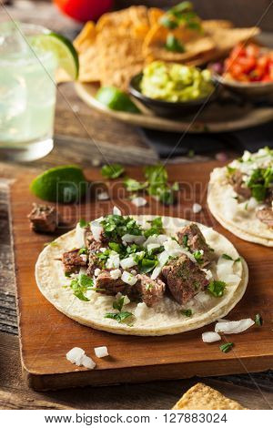 Homemade Carne Asada Street Tacos