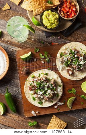 Homemade Carne Asada Street Tacos