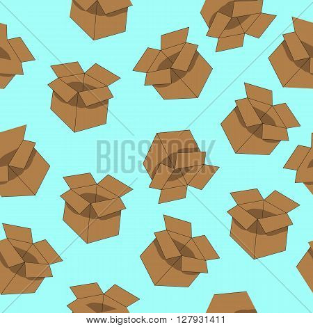 box and trunk circuit storage vector background, pattern