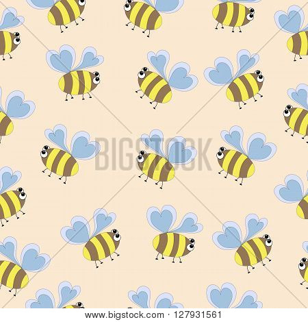 delicate pattern bee  sweet, element, beeswax, logo, bumble, character, art, happy