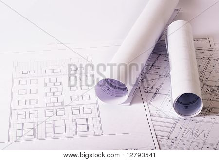 Arkitektur tegninger