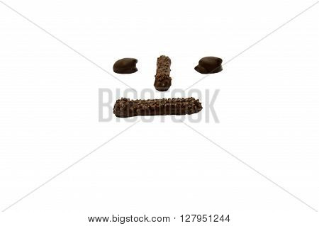 chocolate Assorted i isolated on white background
