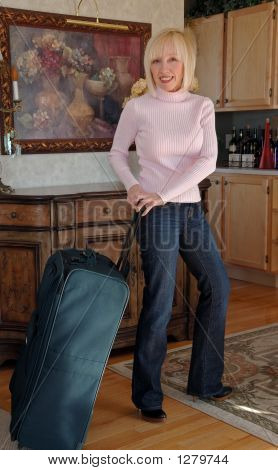 Kobieta, pozostawiając na wycieczkę