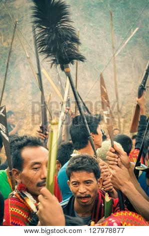 Crowd And Rifles