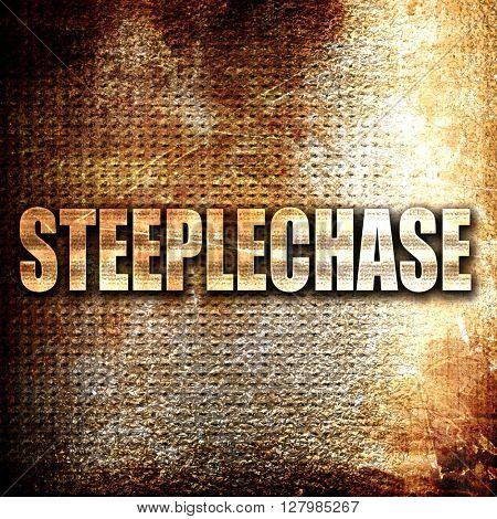 Steeplechase sign background