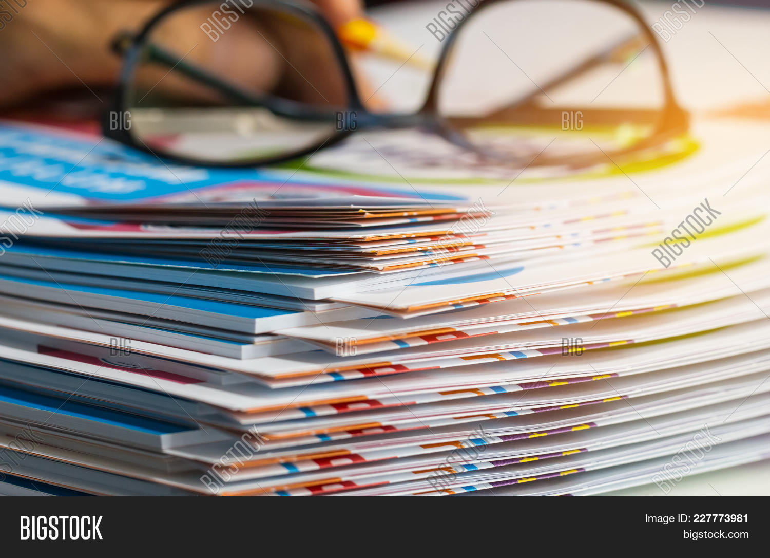 Stack Report Paper Image & Photo (Free Trial) Bigstock