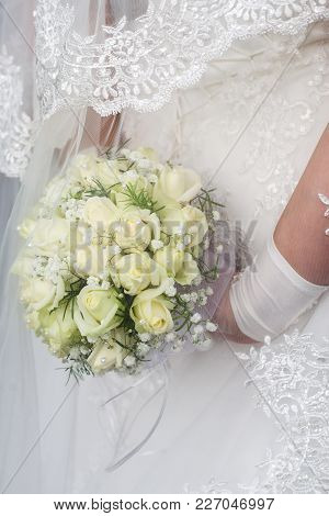 Flower, Bouquet, Love, Day, Valentine, Marriage, Background, Hymeneal, Rings, Decoration, Concept, H