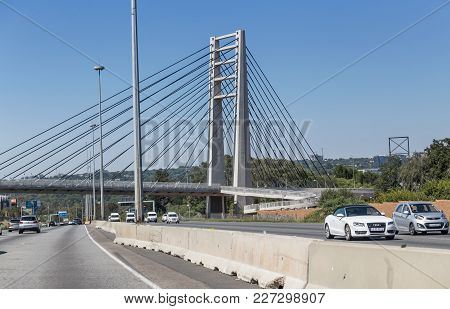 Johannesburg, Gauteng, South Africa, 20018/01/10.
Reconstruction Of Bridges In Johannesburg. Major R