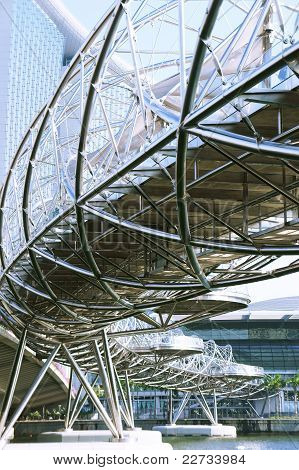 Metallic Spiral Structure