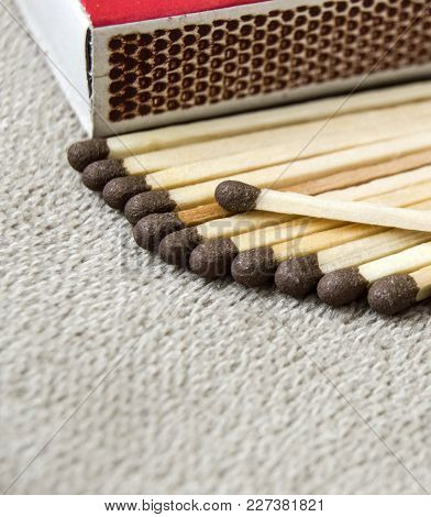 There Are Dozens Of Scattered Matchsticks Standing Next To Scattered Matches,there Are Dozens Of Mat
