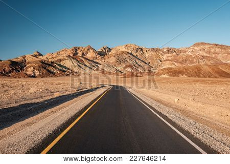 Artist's Drive in Death Valley National Park, California, USA.