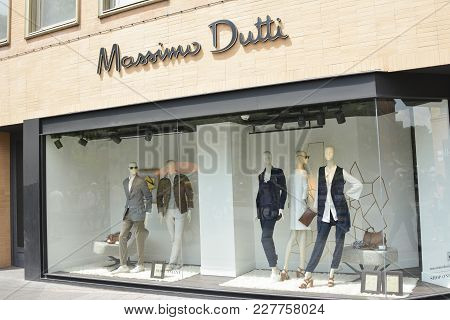 Toulouse, France - July 23, 2016: Storefront Of Massimo Dutti Fashion Store In The Centre Of The Cit