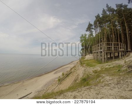 The Beach Of Dutch Hat (olando Kepure) Located Close To Karkle Or Klaipeda In Lithuania