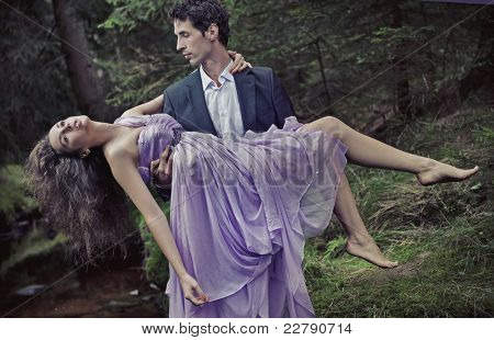 Romantic couple