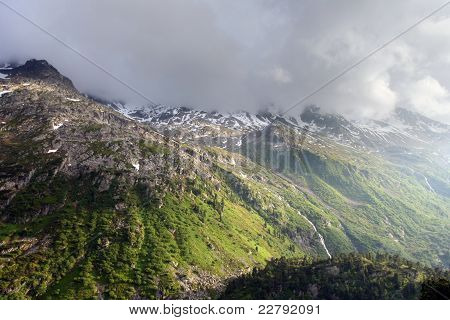 Sole delle Alpi svizzere