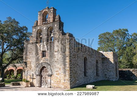 Mission Espada In San Antonio Missions National Historic Park, Texas