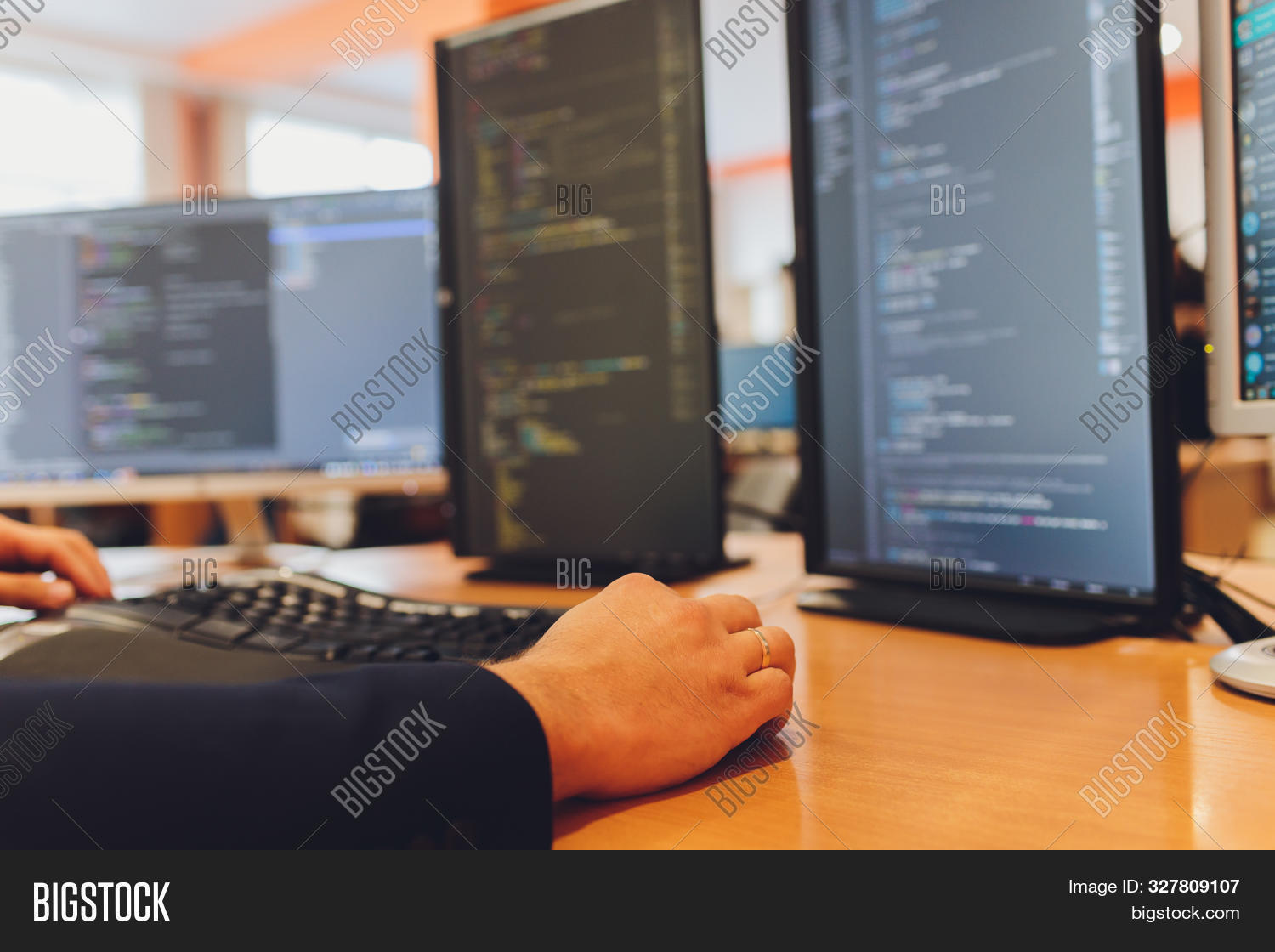 Programmer Hand Faster Image & Photo (Free Trial) | Bigstock