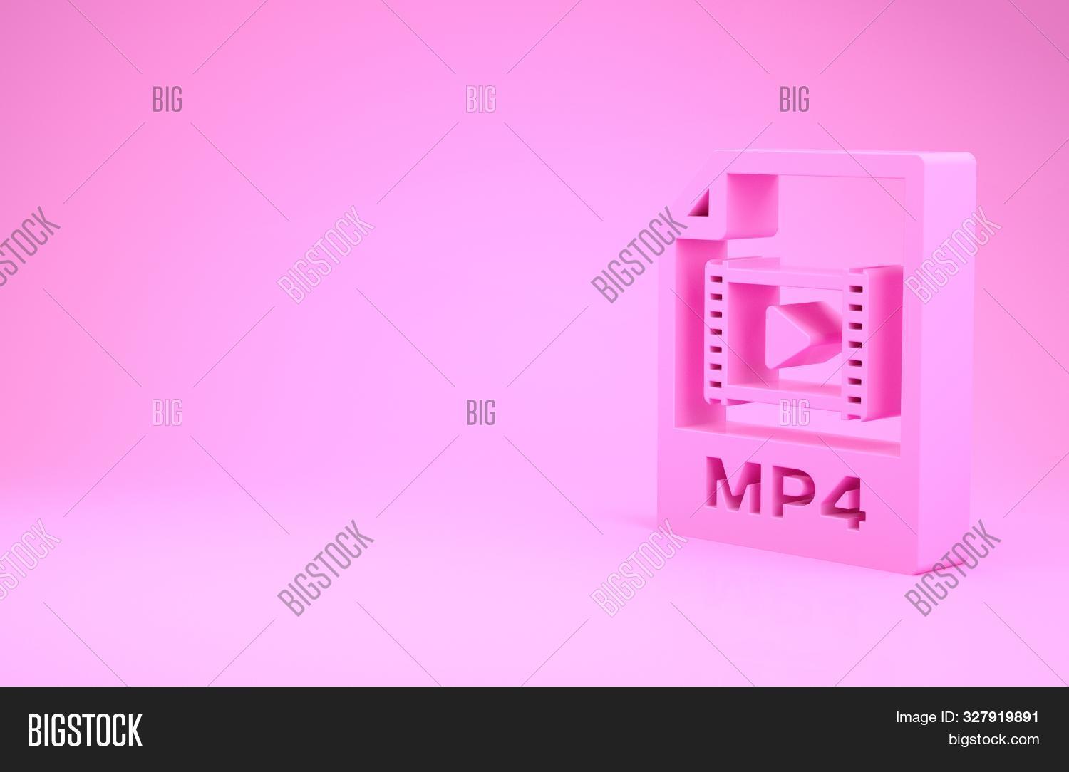 Pink Mp4 File Document Image & Photo (Free Trial) | Bigstock