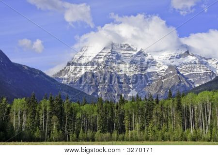 Udsigt over bjerget Robson