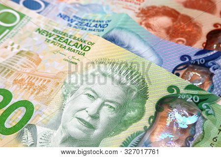 Close-up Image Of New Zealand Twenty-dollar Note