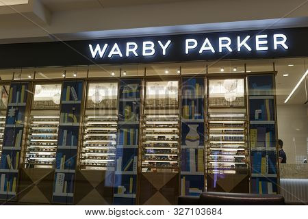 Indianapolis - Circa September 2019: Warby Parker Retail Glasses Store. For Every Pair Of Warby Park
