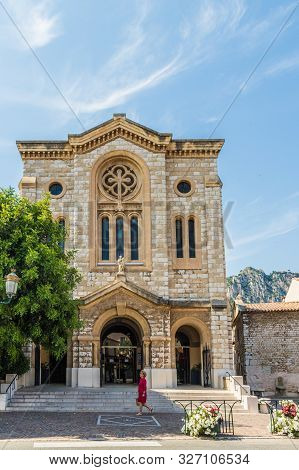 Beaulieu Sur Mer France. 18 June 2019. Church Of The Sacred Heart Of Beaulieu. Beaulieu Sur Mer In F