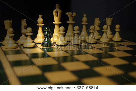 Black Pawn Plays With White Chess: Spy!
