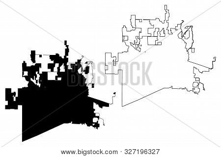 Mckinney City (united States Cities, United States Of America, Usa City) Map Vector Illustration, Sc