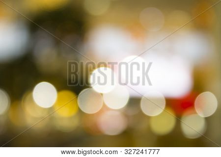 Abstrakt Background With Bokeh And Defocused  Lights.