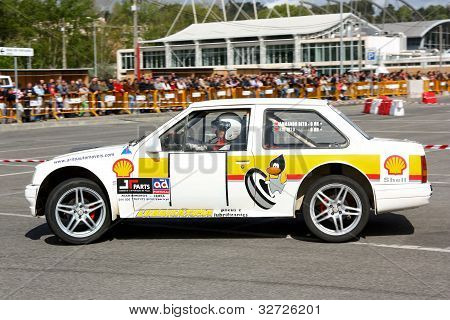 Leiria, Portugal - April 22: Armando Rito Drives A Opel Corsa Prototype During Leiria City Slalom 20
