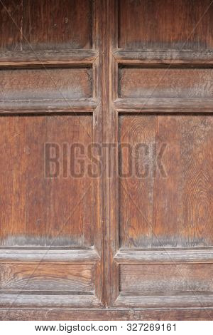 Traditional Chinese Residences Interior Wooden Door In Tianshui Folk Arts Museum Hu Shi Folk House,