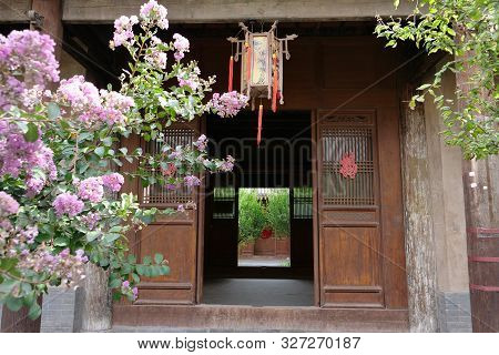 Traditional Chinese Residences Architecture In Tianshui Folk Arts Museum Hu Shi Folk House, Gansu Ch