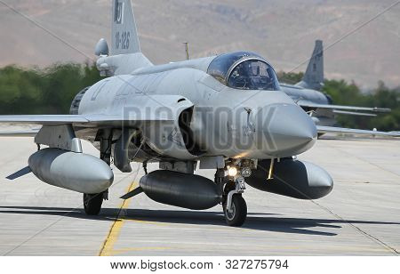 Fighter Aircraft Taxi In Konya Airport