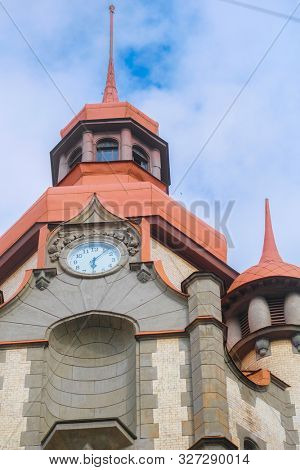 Arka Petrarka, Italy - July, 14, 2019: Catholic cathidral in Arka Petrarka, Italy