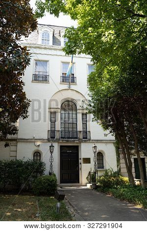 Washington, Dc - August 8, 2019: The Embassy Of The Bahamas In Washington Dc