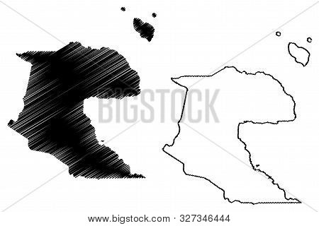 Morobe Province (independent State Of Papua New Guinea, Png, Provinces Of Papua New Guinea) Map Vect
