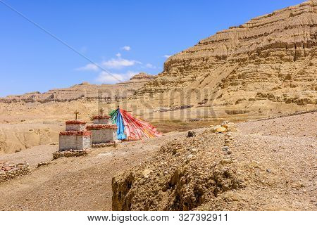 The Temple Complex In The Kingdom Of Guge. Ngari County.