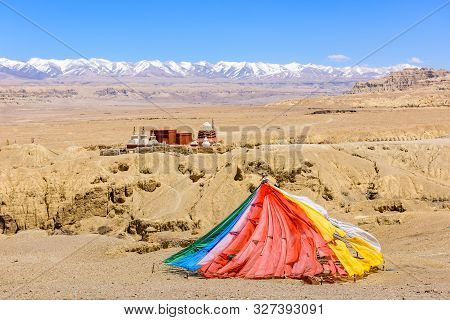 The Temple Complex In The Kingdom Of Guge. Ngari County.
