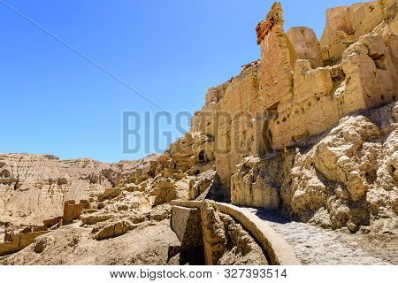 The Temple Complex In The Kingdom Of Guge. Ngari County.