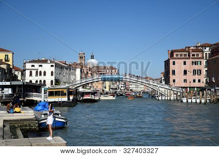 Cityscape Pictures Of The Romantic, Beautiful, Lovely And Historical Venice In Italy