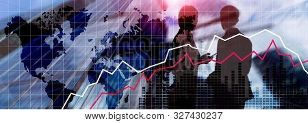 Financial Crysis Recession Economic Concept. Business Background.