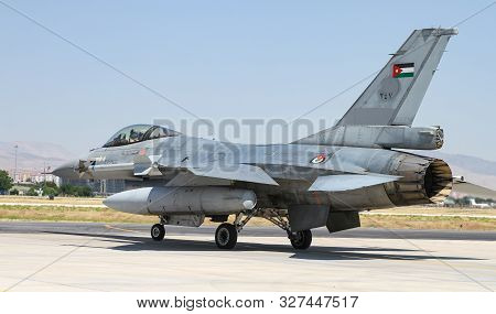 Fighter Aircraft Taxi In Konya Airport