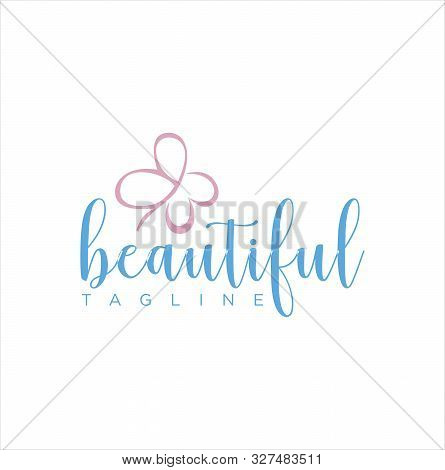 Women Beauty Logos, Spa, Salon, Stylis Shape Handwriting Vector