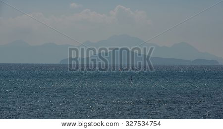 Mediterranean Sea In The South On The Island Of Kos Greece