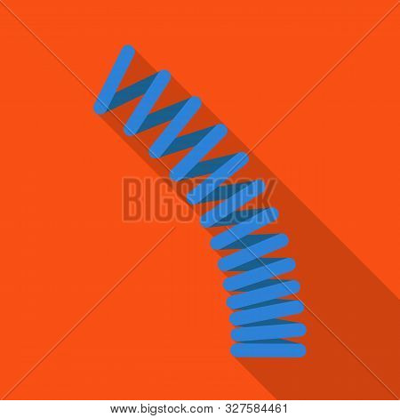 Vector Design Of Coil And Spiral Sign. Graphic Of Coil And Detail Stock Vector Illustration.