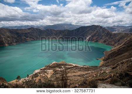 The Quilotoa Volcano In Ecuador